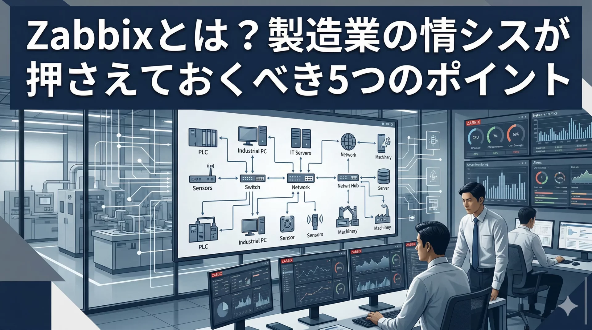 Zabbixとは？有償・無償の違いと費用（本体0円・構築50万円〜・保守年70万円〜）｜他監視ツール比較【2026年版】